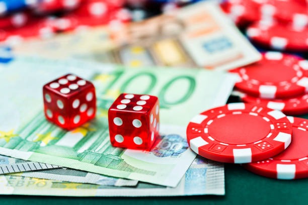 Live dealer at cepot4d Three Card Poker table showing hand rankings on screen